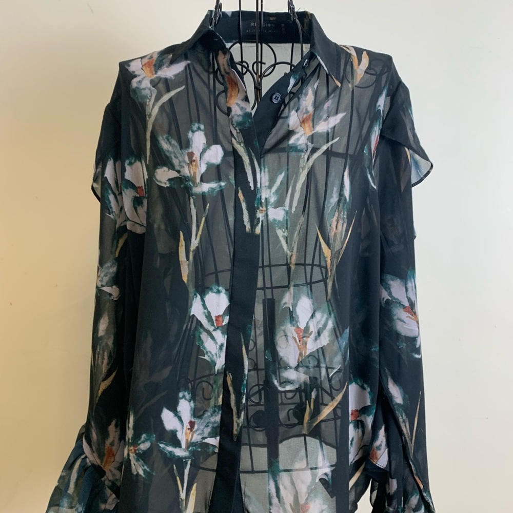 True Religion Floral Blouse